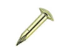 Escutcheon brassed pins tacks - brassed,