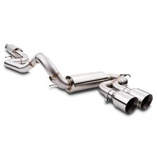 Stainless catback exhaust - stainless,