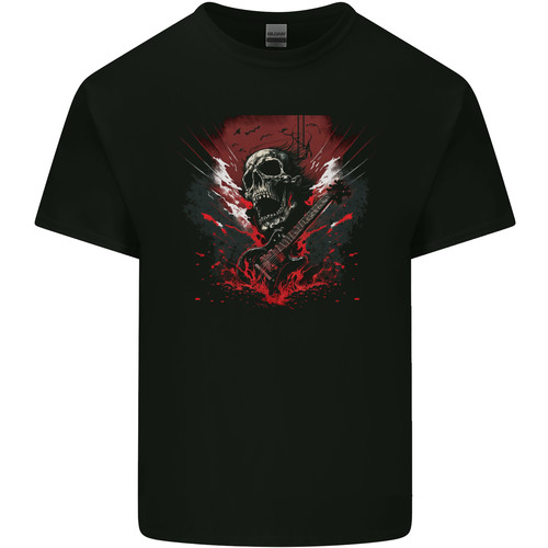 Electric guitar skull - skull, heavy