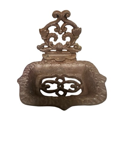 Vintage cast iron soap sponge - vintage,