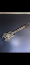 Scrap Metal Guitar Made From Mostly Motorcycle Parts And Painted