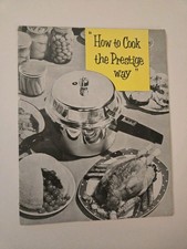 Vintage "How to Cook the Prestige Way" Pressure Cooker 1960s Cookery Guide Book