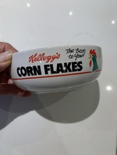 Vintage 1987 collectable Kellogs Corn Flakes Cereal Bowl X 4