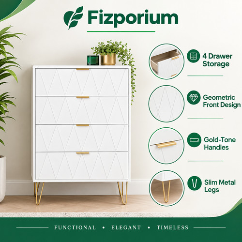 Drawer chest white - 4,