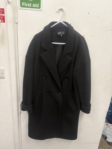 Zara ladies black wool blend - black,