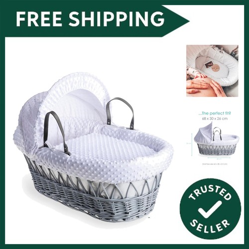 Dimple grey wicker moses - dimple,