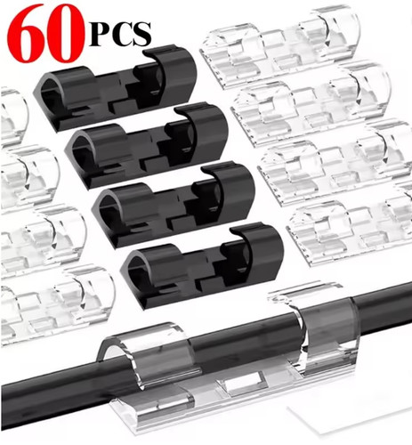 Self adhesive cable clips - self,