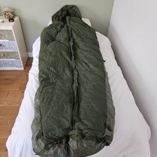 Vintage 1980s British Army  Olive Green 58 Pattern Sleeping Bag Long