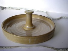 Rustic Ceramic Snack Bowl Dish Olives tapas  Handle 22cm wide x 8cm tall VGC