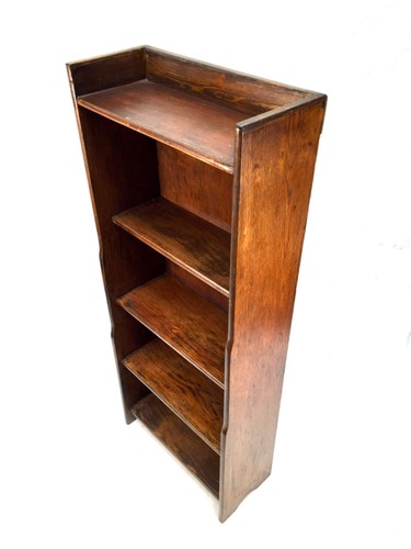 Antique wooden 1950s bookcase - antique,