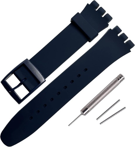 Silicone swatch watch strap - silicone,