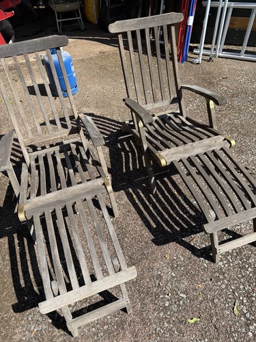 Pair teak sun - pair,