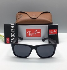 BLACK RB4165 RAY-BAN JUSTIN SUNGLASSES RWT-3459