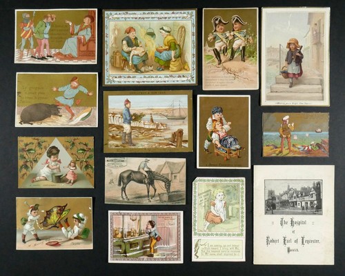 Antique victorian scraps - victorian, trade