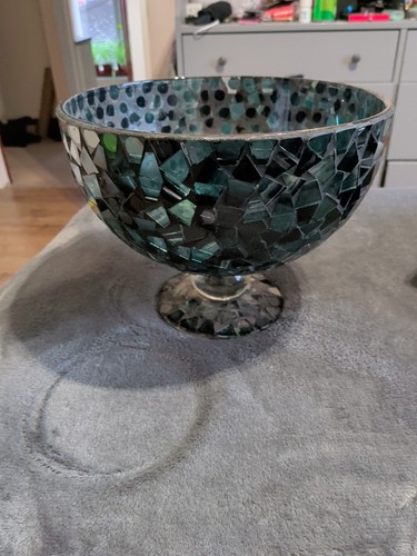 Vintage blue green mosaic - vintage,