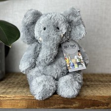Jellycat Bartlesham Elephant - Small Bartlesham Grey Elephant Rare Vintage 10”