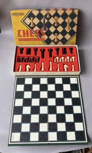 Vintage chess game - vintage,