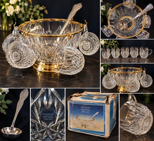 Vintage durham crystal - crystal, punch