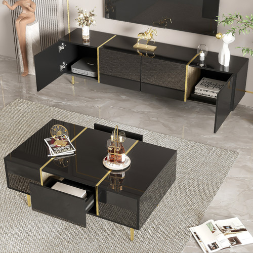 Black high gloss unit - gloss,