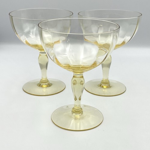 Vintage 1950s set yellow - of,