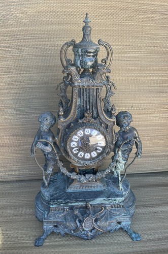 Vintage ornate brass and - ornate,