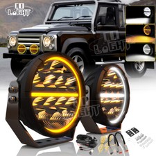 Pair 7" Inch Round off Road