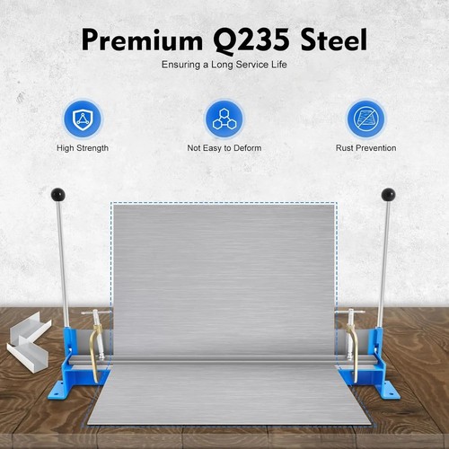 Solid steel sheet metal bender - steel,