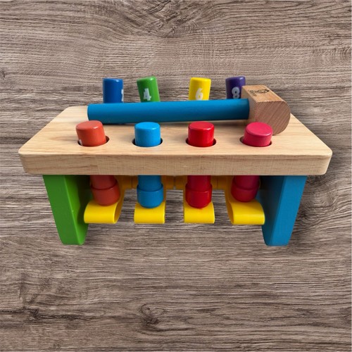 Hammer wooden toy pounding - hammer,