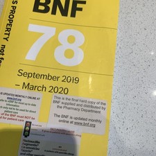 BNF 78 (British National Formulary) September 2019