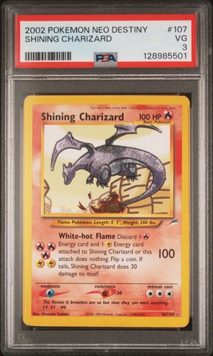 Pokemon shining charizard - charizard, neo