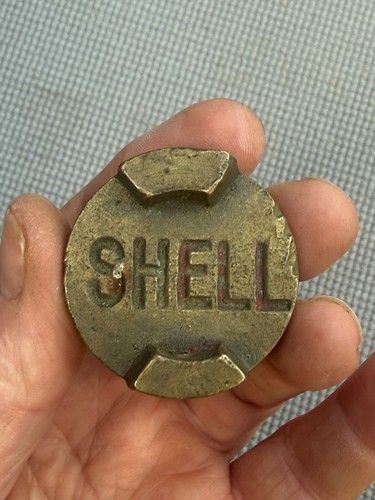 Vintage brass shell gall - vintage,