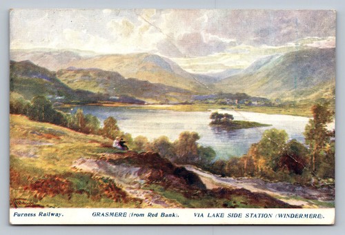 Postcard grasmere from - -,