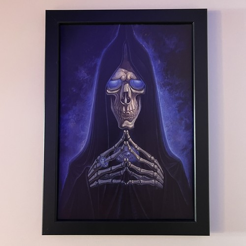 Death framed art grim reaper - death,