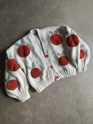 Cream knit cardigan - cream,