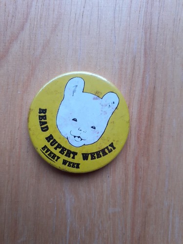 Rupert the bear pin badge - pin, badge.