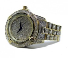 Mens Hip Hop 14K Gold Plated