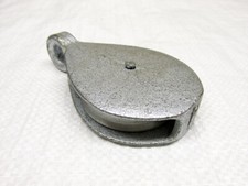 Single Sheave Awning Pulley Block Fixed Eye 25MM (Galvanized Rope Pulling) 