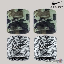 NIKE Dri-FIt WRISTBANDS SPORTS SOFT CLASSIC PRINTED TENNIS GYM RUN SWEAT-BAND