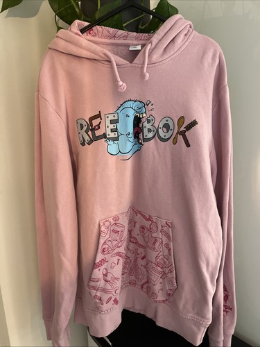 Rare reebok hoodie hoody - hoodie,