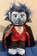 Build A Bear Dracula Vampire With Black & Red Outfit Halloween Costume Cape Rare