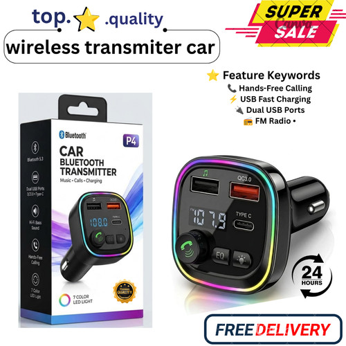 Wireless transmitter car - wireless, fm