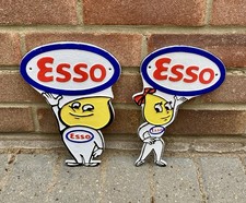 Esso Oil Drop Man and Woman