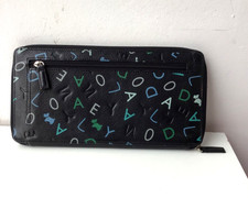 Radley Large Ladies Wallet Documents Passport & Pen Black & Blue