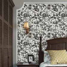 Retro dark floral - floral, style