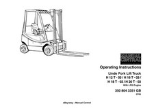 LINDE FORK LIFT TRUCK OPERATOR