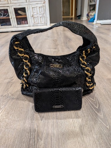 Michael kors black python - michael,