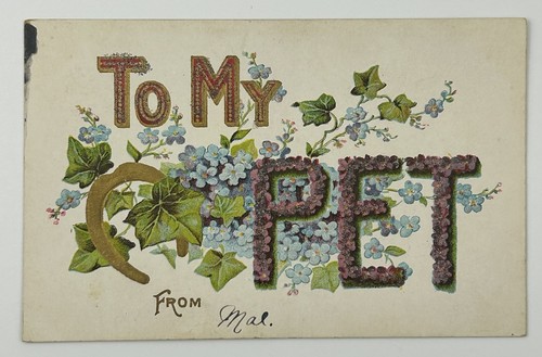 Vintage pet embossed - to,