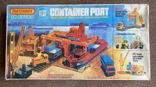 Vintage MATCHBOX Superfast CONTAINER PORT Playset. Boxed.