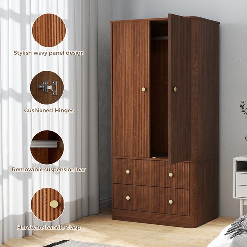 Door wardrobe double - door,