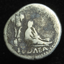 Vespasian silver denarius IVDAEA Judaea Capta, Rome 69-70AD